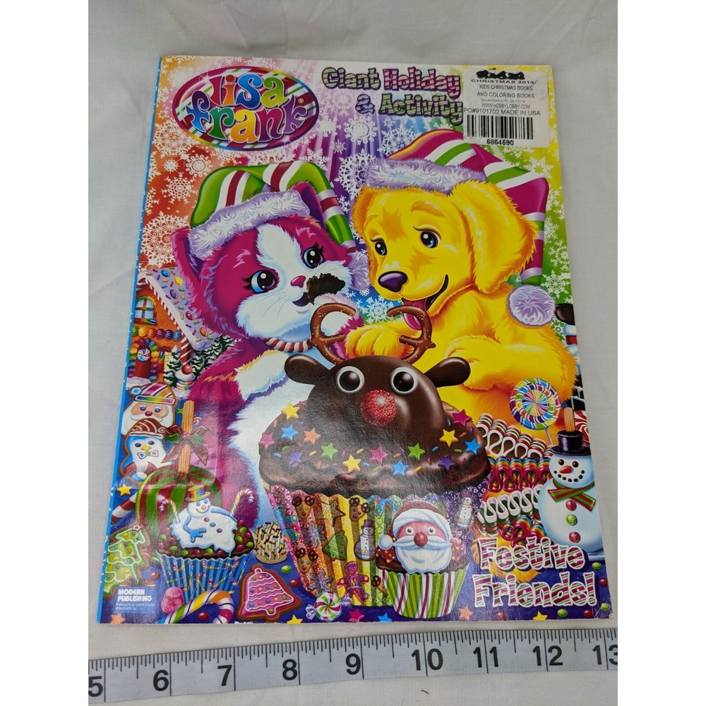 Lisa Frank Giant Holiday Coloring Activity‎ Book Festive Friends